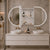 Pill Oval 1800mm x 900mm Frontlit LED Mirrored Shaving Cabinet, Matte White