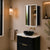 Retti Rectangular 600mm x 750mm Frontlit LED Mirrored Shaving Cabinet, Matte Black