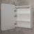 Retti Rectangular 600mm x 750mm Frontlit LED Mirrored Shaving Cabinet, Matte White