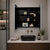 Retti Rectangular 750mm x 750mm Frontlit LED Mirrored Shaving Cabinet, Matte Black