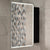 Retti Rectangular 900mm x 750mm Frontlit LED Mirrored Shaving Cabinet, Matte Black