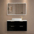Retti Rectangular 1200mm x 750mm Frontlit LED Mirrored Shaving Cabinet, Matte Black