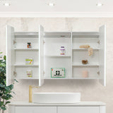 Retti Rectangular 1200mm x 750mm Frontlit LED Mirrored Shaving Cabinet, Matte White