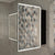 Retti Rectangular 1500mm x 750mm Frontlit LED Mirrored Shaving Cabinet, Matte Black
