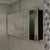 Retti Rectangular 1800mm x 750mm Frontlit LED Mirrored Shaving Cabinet, Matte Black