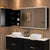 Retti Rectangular 1800mm x 750mm Frontlit LED Mirrored Shaving Cabinet, Matte Black