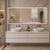 Retti Rectangular 1800mm x 750mm Frontlit LED Mirrored Shaving Cabinet, Matte White