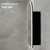 Arco Arch 400mm x 800mm Frontlit LED Mirrored Shaving Cabinet, Matte Black