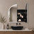 Arco Arch 800mm x 800mm Frontlit LED Mirrored Shaving Cabinet, Matte Black