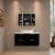 Arco Arch 1200mm x 800mm Frontlit LED Mirrored Shaving Cabinet, Matte Black