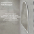 Arco Arch 1500mm x 1000mm Frontlit LED Mirrored Shaving Cabinet, Matte Black