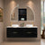 Arco Arch 1500mm x 1000mm Frontlit LED Mirrored Shaving Cabinet, Matte Black