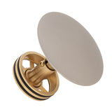 Dome Pop Short Bath Waste 40mm, with Pull-Out Basket, Brushed Nickel