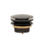 Dome Pop Short Bath Waste 40mm, with Pull-Out Basket, Brushed Gunmetal