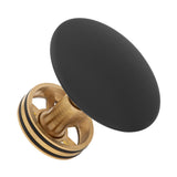 Dome Pop Short Bath Waste 40mm, with Pull-Out Basket, Matte Black