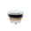 Dome Pop Short Bath Waste 40mm, with Pull-Out Basket, Matte White