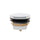 Dome Pop Short Bath Waste 40mm, with Pull-Out Basket, Matte White