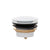 Dome Pop Short Bath Waste 40mm, with Pull-Out Basket, Matte White