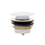 Dome Pop Short Bath Waste 40mm, with Pull-Out Basket, Matte White