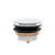 Dome Pop Short Bath Waste 40mm, with Pull-Out Basket, Gloss White