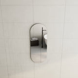 Pill Oval 450mm x 1200mm Frameless Mirror with Polished Edge