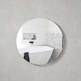 Circa Round 1100mm Frameless Mirror with Polished Edge