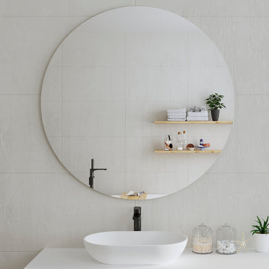 Circa Round 1100mm Frameless Mirror with Polished Edge *Clearance Stock*