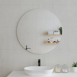 Circa Round 900mm Frameless Mirror with Polished Edge *Clearance Stock*