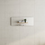 Retti Rectangular 450mm x 1200mm Frameless Mirror with Polished Edge and Rounded Corners