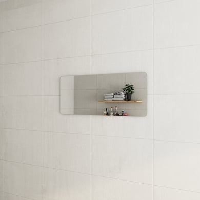 *Clearance* Retti Rectangular 450mm x 1200mm Frameless Mirror with Polished Edge and Rounded Corners