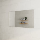 Retti Rectangular 1700mm x 900mm Frameless Mirror with Polished Edge and Rounded Corners
