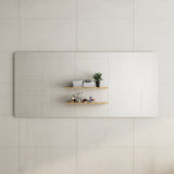 Retti Rectangular 2000mm x 900mm Frameless Mirror with Polished Edge and Rounded Corners