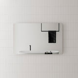 Retti Rectangular 1200mm x 750mm Frameless Mirror with Polished Edge and Rounded Corners