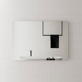 Retti Rectangular 1300mm x 900mm Frameless Mirror with Polished Edge and Rounded Corners