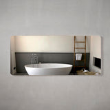 Retti Rectangular 1500mm x 600mm Frameless Mirror with Polished Edge and Rounded Corners