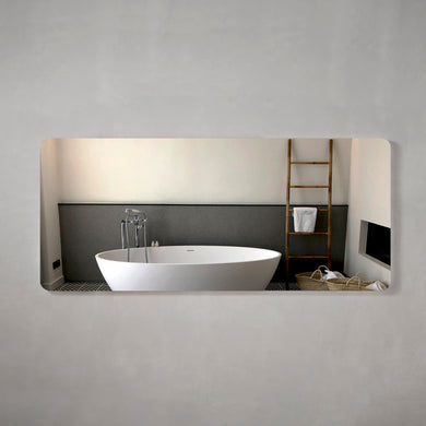*Clearance* Retti Rectangular 1500mm x 600mm Frameless Mirror with Polished Edge and Rounded Corners