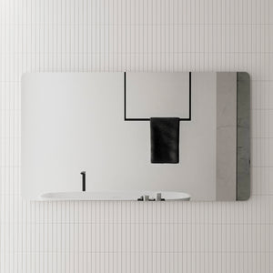 Retti Rectangular 1600mm x 900mm Frameless Mirror with Polished Edge and Rounded Corners