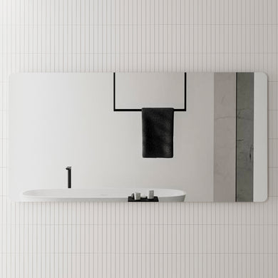 *Clearance* Retti Rectangular 1800mm x 900mm Frameless Mirror with Polished Edge and Rounded Corners