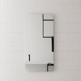 Retti Rectangular 600mm x 1200mm Frameless Mirror with Polished Edge and Rounded Corners