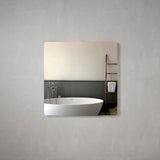 *Clearance* Retti Rectangular 900mm x 900mm Frameless Mirror with Polished Edge and Rounded Corners