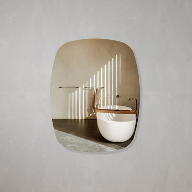 Riri Oblong 700mm x 900mm Frameless Mirror with Polished Edge *Clearance Stock*