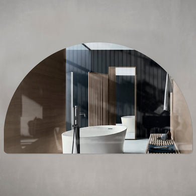 Arco Arch 1700mm x 1000mm Frameless Mirror with Polished Edge