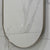 Pill Oval 500mm x 1000mm Backlit LED Framed Mirror with Demister, Brushed Nickel Frame