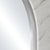 Pill Oval 500mm x 1000mm Backlit LED Framed Mirror with Demister, Brushed Nickel Frame