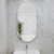 Pill Oval 500mm x 1000mm Backlit LED Frameless Mirror with Polished Edge and Demister