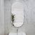 Pill Oval 500mm x 1000mm Backlit LED Frameless Mirror with Polished Edge and Demister