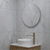 Circa Round 600mm Backlit LED Frameless Mirror with Polished Edge and Demister