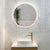 Circa Round 600mm Backlit LED Frameless Mirror with Polished Edge and Demister