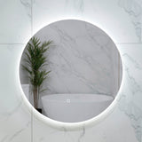 Circa Round 600mm Backlit LED Frameless Mirror with Polished Edge and Demister