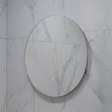 Circa Round 600mm Backlit LED Frameless Mirror with Polished Edge and Demister